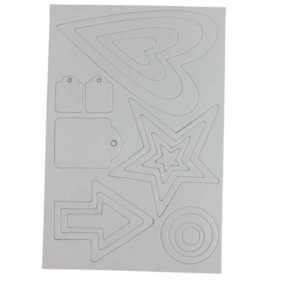 Close to My Heart Dazzling Die Cuts White Daisy CC1002WD 12"x12" Textured NEW - Picture 3 of 6